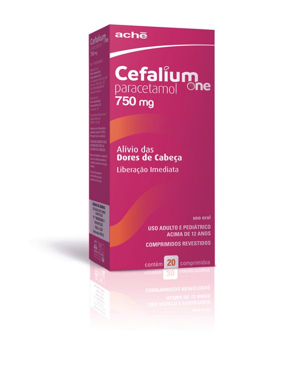 Cefalium One 20 Comprimidos Revestido 750Mg